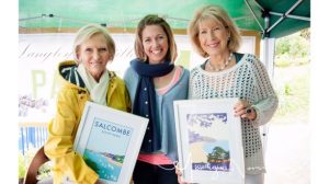 Mary Berry at the Salcombe Crabfest Salcombe Crab Festival - Seafood holidays in South Devon